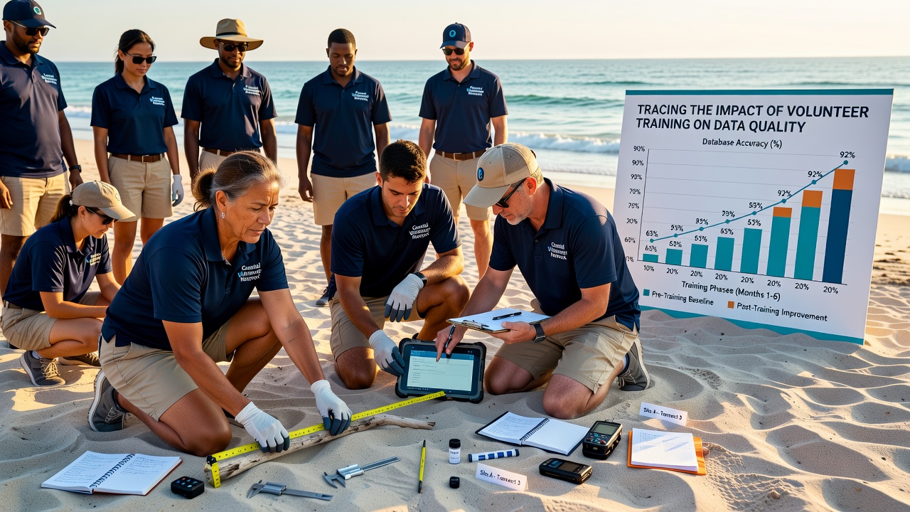 Tracing the Impact of Volunteer Training Programs on Data Quality in Coastal Ecosystem Databases